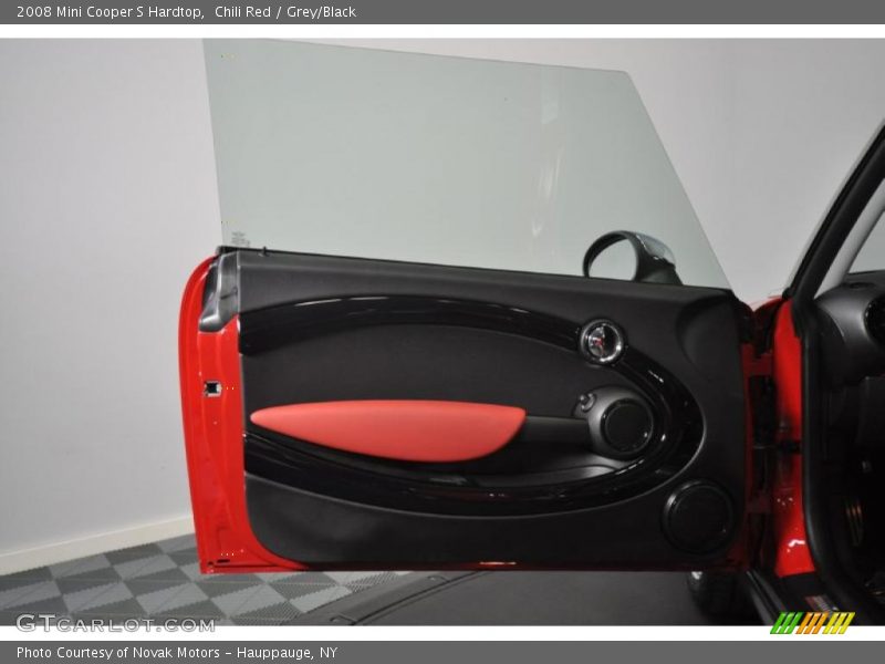 Chili Red / Grey/Black 2008 Mini Cooper S Hardtop