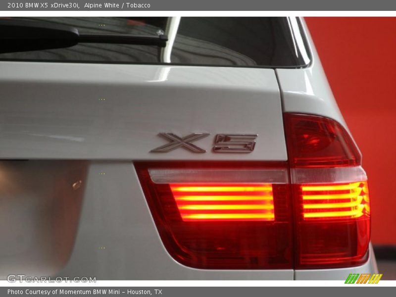 Alpine White / Tobacco 2010 BMW X5 xDrive30i