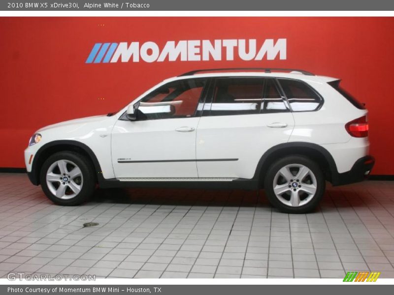Alpine White / Tobacco 2010 BMW X5 xDrive30i
