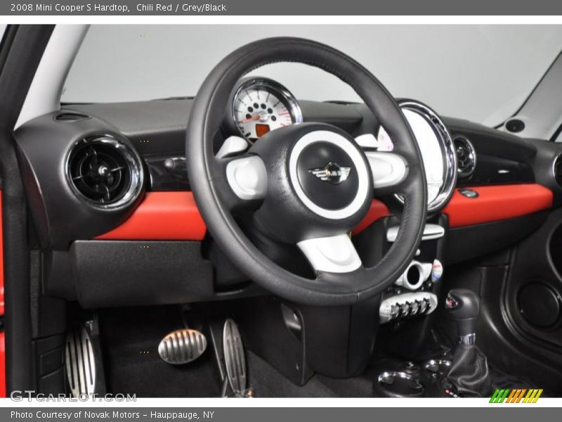 Chili Red / Grey/Black 2008 Mini Cooper S Hardtop