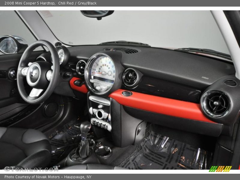 Chili Red / Grey/Black 2008 Mini Cooper S Hardtop