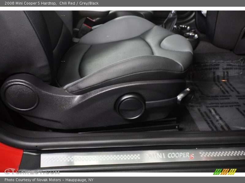 Chili Red / Grey/Black 2008 Mini Cooper S Hardtop