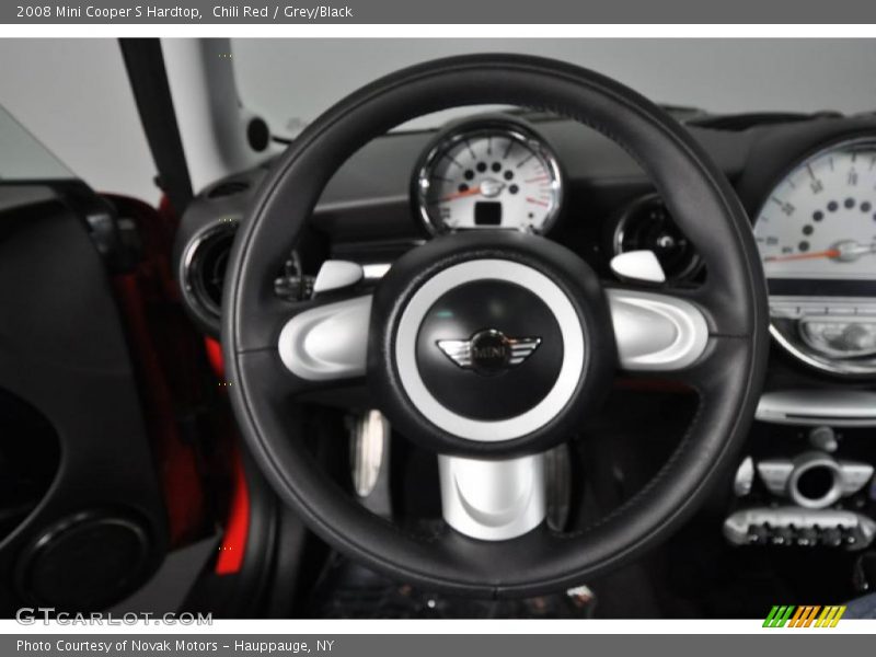 Chili Red / Grey/Black 2008 Mini Cooper S Hardtop