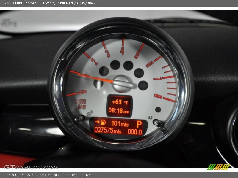 Chili Red / Grey/Black 2008 Mini Cooper S Hardtop