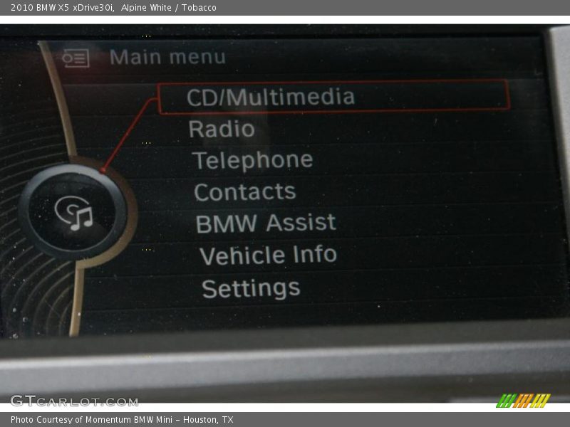 Alpine White / Tobacco 2010 BMW X5 xDrive30i