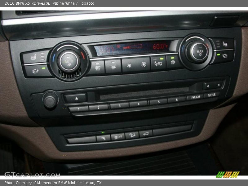 Alpine White / Tobacco 2010 BMW X5 xDrive30i