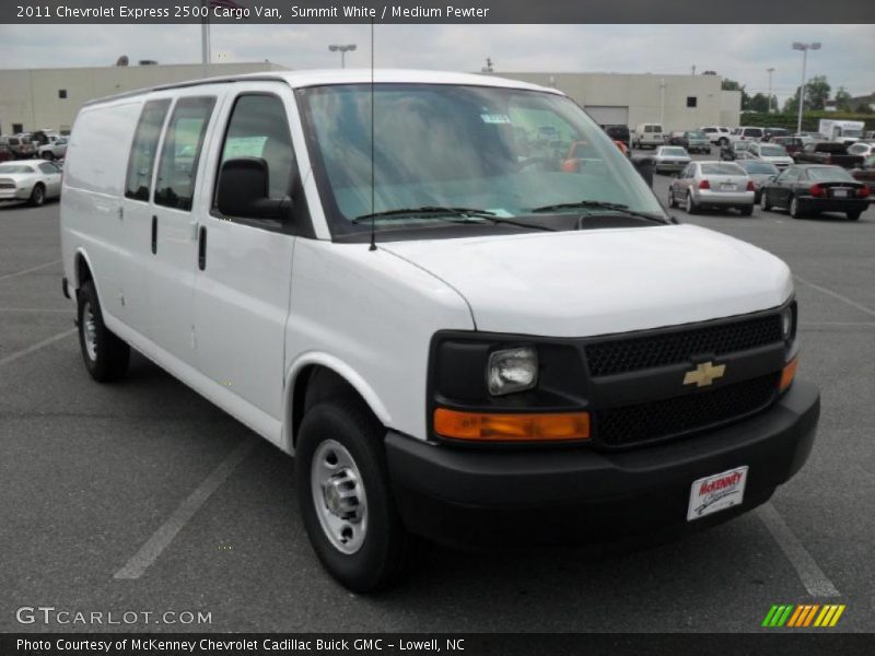 Summit White / Medium Pewter 2011 Chevrolet Express 2500 Cargo Van