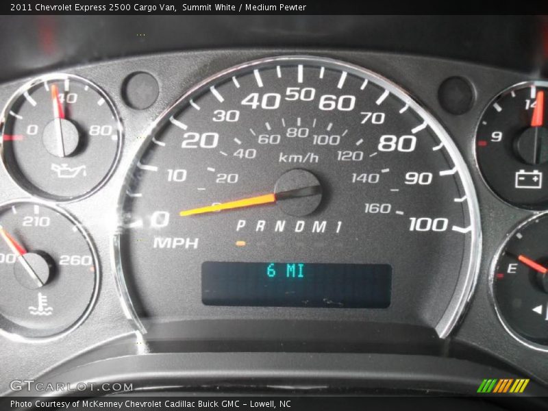 Summit White / Medium Pewter 2011 Chevrolet Express 2500 Cargo Van