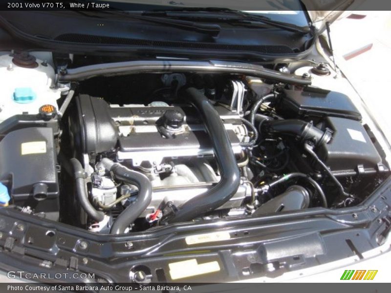White / Taupe 2001 Volvo V70 T5