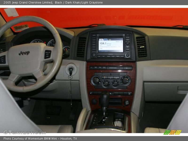 Black / Dark Khaki/Light Graystone 2005 Jeep Grand Cherokee Limited