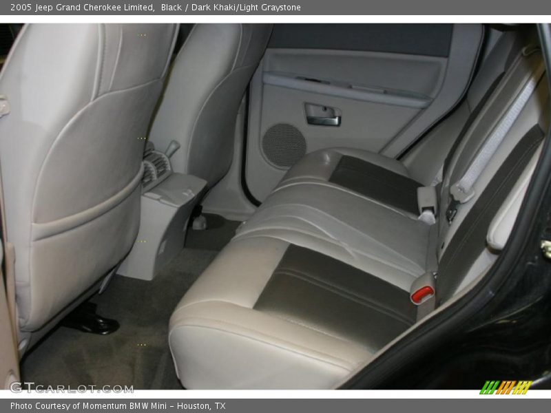 Black / Dark Khaki/Light Graystone 2005 Jeep Grand Cherokee Limited