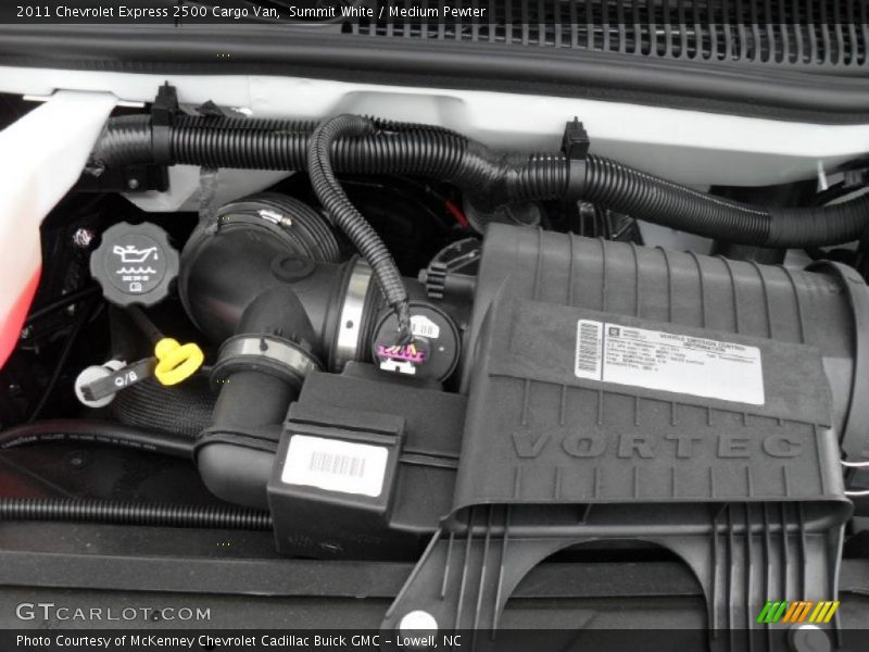  2011 Express 2500 Cargo Van Engine - 6.0 Liter Flex-Fuel OHV 16-Valve VVT V8