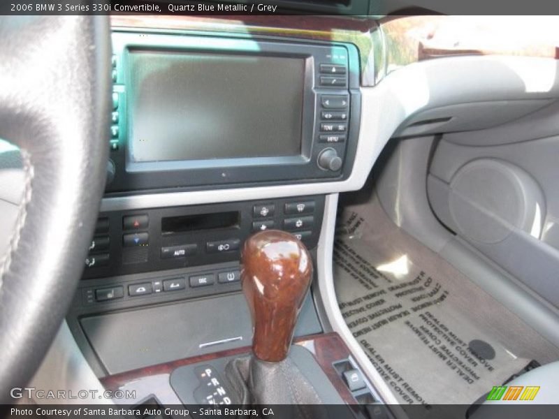 Quartz Blue Metallic / Grey 2006 BMW 3 Series 330i Convertible