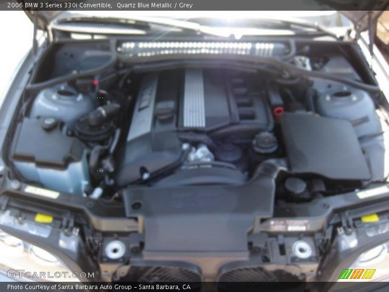 Quartz Blue Metallic / Grey 2006 BMW 3 Series 330i Convertible