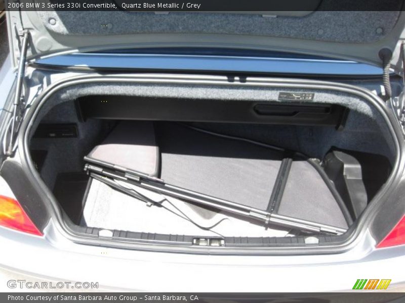 Quartz Blue Metallic / Grey 2006 BMW 3 Series 330i Convertible