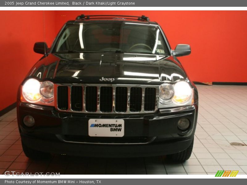 Black / Dark Khaki/Light Graystone 2005 Jeep Grand Cherokee Limited