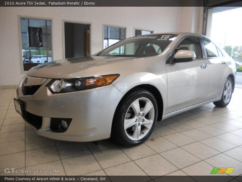 Palladium Metallic / Ebony 2010 Acura TSX Sedan