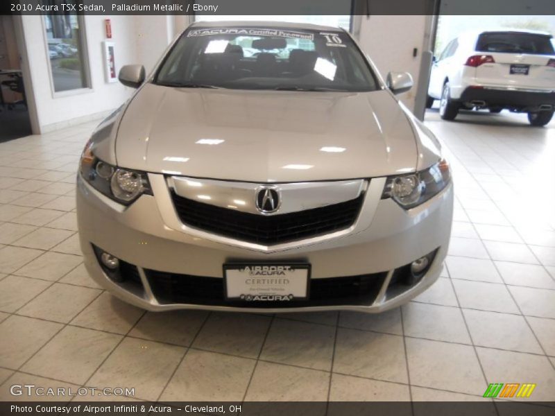 Palladium Metallic / Ebony 2010 Acura TSX Sedan