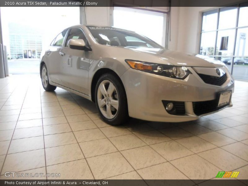 Palladium Metallic / Ebony 2010 Acura TSX Sedan