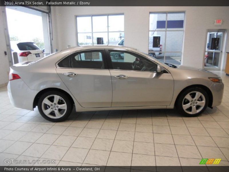 Palladium Metallic / Ebony 2010 Acura TSX Sedan