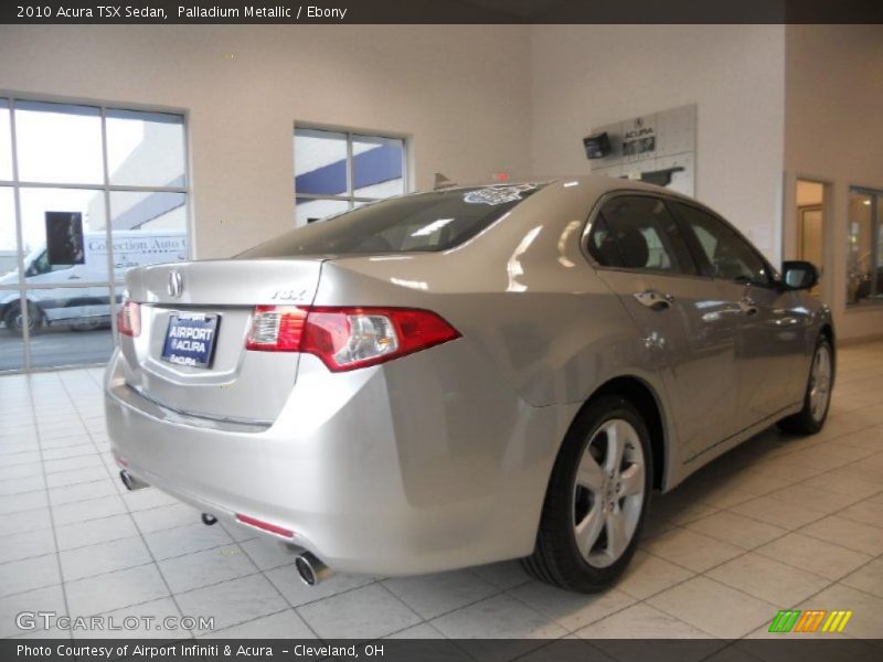 Palladium Metallic / Ebony 2010 Acura TSX Sedan