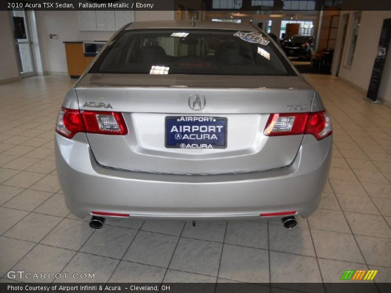 Palladium Metallic / Ebony 2010 Acura TSX Sedan