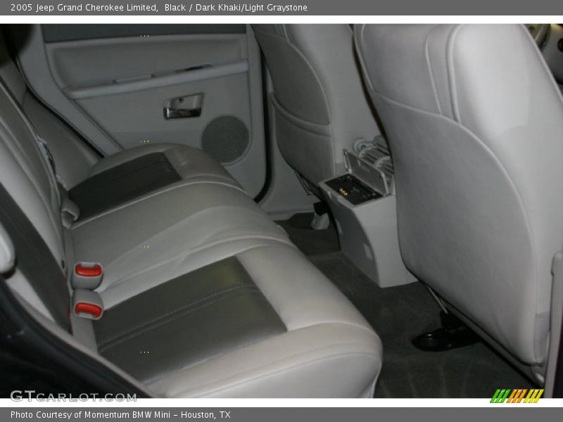 Black / Dark Khaki/Light Graystone 2005 Jeep Grand Cherokee Limited