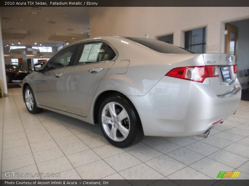 Palladium Metallic / Ebony 2010 Acura TSX Sedan