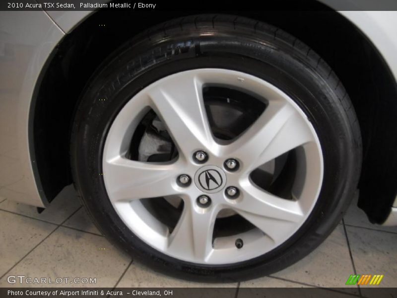 Palladium Metallic / Ebony 2010 Acura TSX Sedan