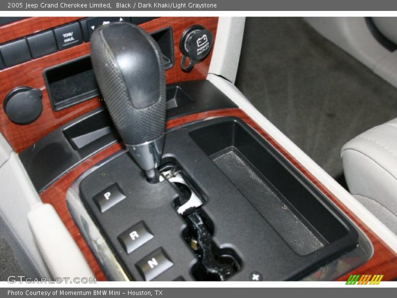 Black / Dark Khaki/Light Graystone 2005 Jeep Grand Cherokee Limited