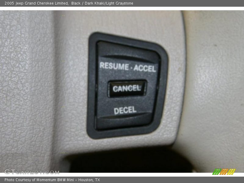 Black / Dark Khaki/Light Graystone 2005 Jeep Grand Cherokee Limited