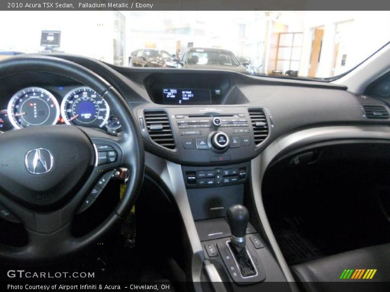 Palladium Metallic / Ebony 2010 Acura TSX Sedan