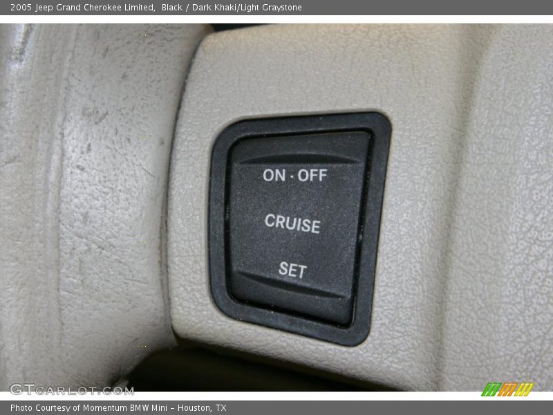 Black / Dark Khaki/Light Graystone 2005 Jeep Grand Cherokee Limited