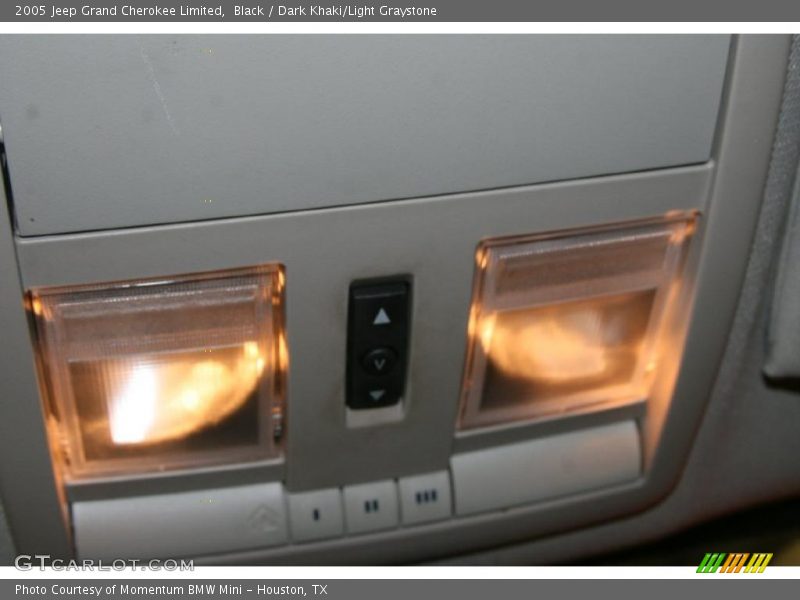 Black / Dark Khaki/Light Graystone 2005 Jeep Grand Cherokee Limited