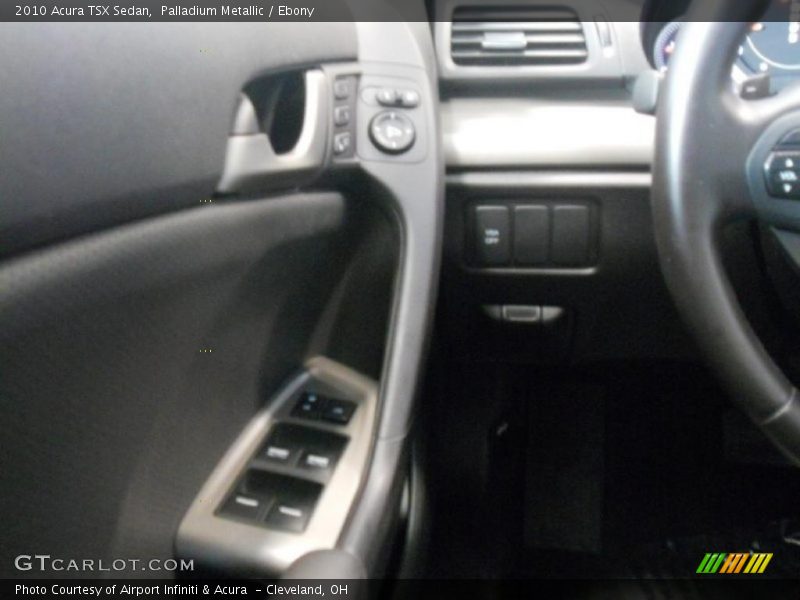 Palladium Metallic / Ebony 2010 Acura TSX Sedan
