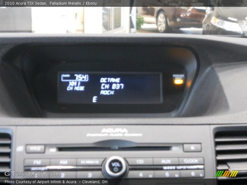 Palladium Metallic / Ebony 2010 Acura TSX Sedan