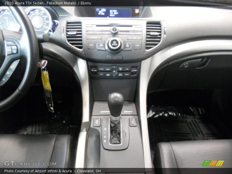 Palladium Metallic / Ebony 2010 Acura TSX Sedan