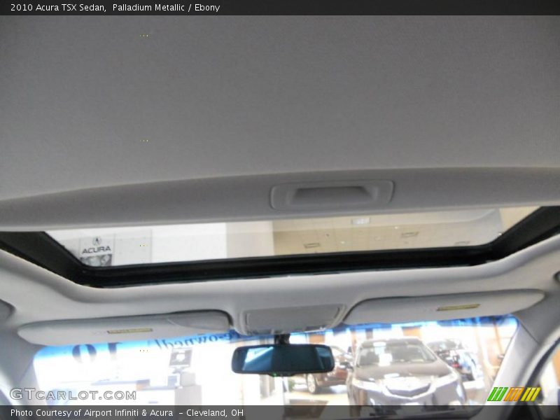 Palladium Metallic / Ebony 2010 Acura TSX Sedan