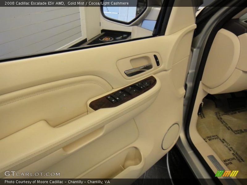 Gold Mist / Cocoa/Light Cashmere 2008 Cadillac Escalade ESV AWD