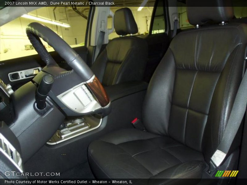 Dune Pearl Metallic / Charcoal Black 2007 Lincoln MKX AWD