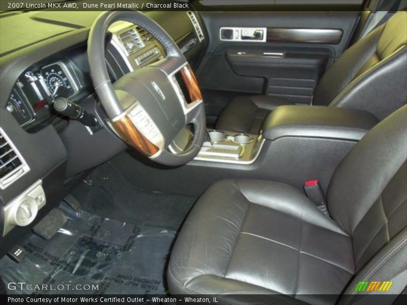 Dune Pearl Metallic / Charcoal Black 2007 Lincoln MKX AWD