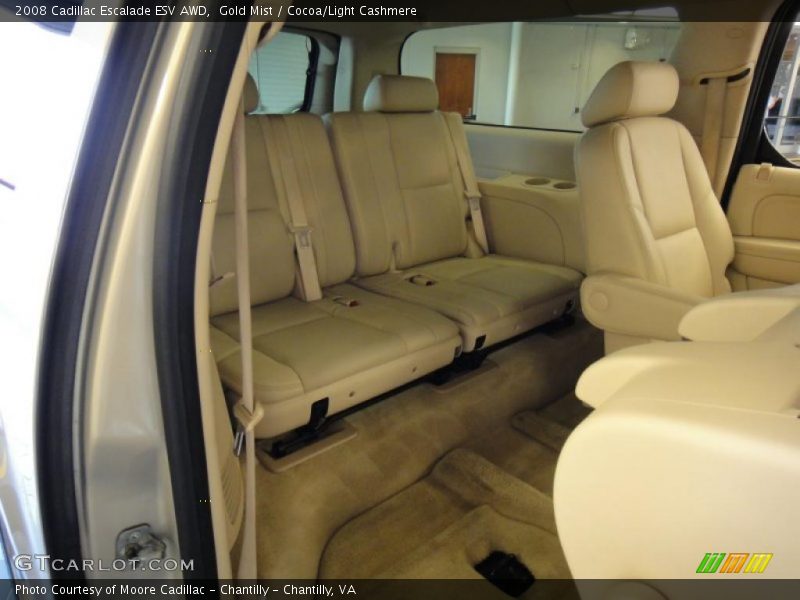Gold Mist / Cocoa/Light Cashmere 2008 Cadillac Escalade ESV AWD