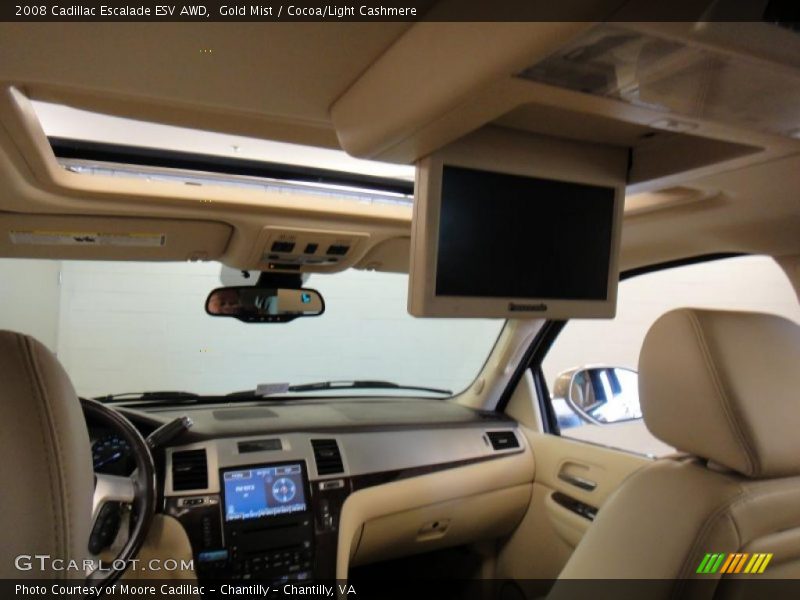 Gold Mist / Cocoa/Light Cashmere 2008 Cadillac Escalade ESV AWD