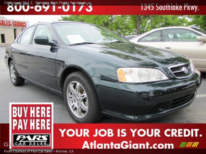 Flamenco Black Pearl / Parchment 2000 Acura TL 3.2