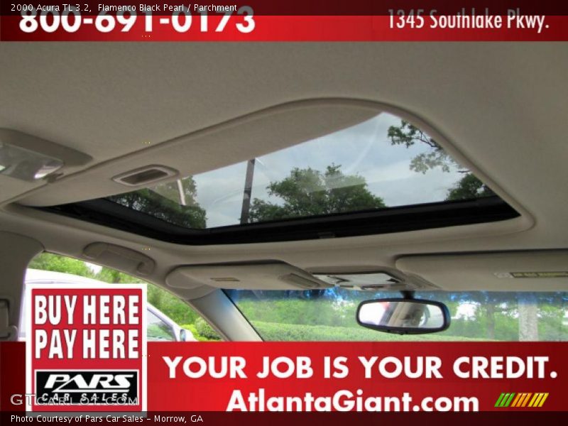 Flamenco Black Pearl / Parchment 2000 Acura TL 3.2