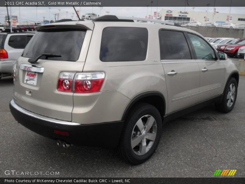 Gold Mist Metallic / Cashmere 2011 GMC Acadia SLT