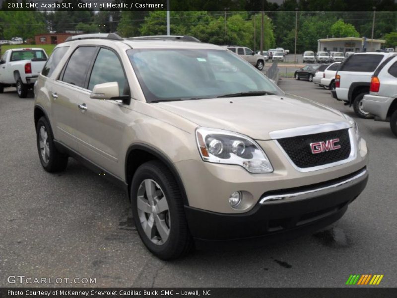 Gold Mist Metallic / Cashmere 2011 GMC Acadia SLT