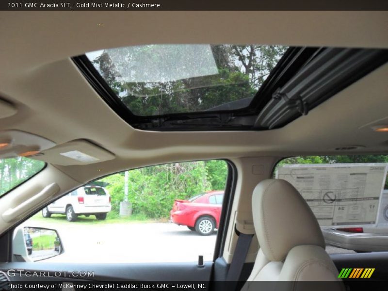 Gold Mist Metallic / Cashmere 2011 GMC Acadia SLT