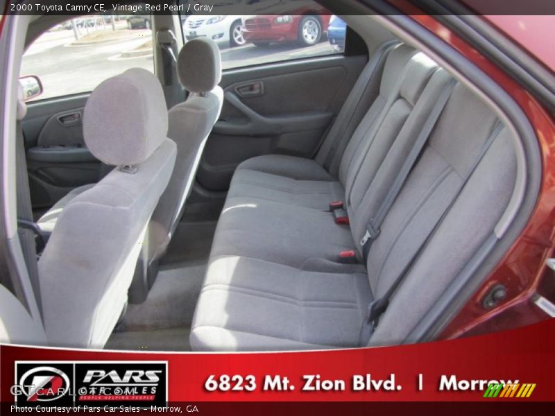 Vintage Red Pearl / Gray 2000 Toyota Camry CE