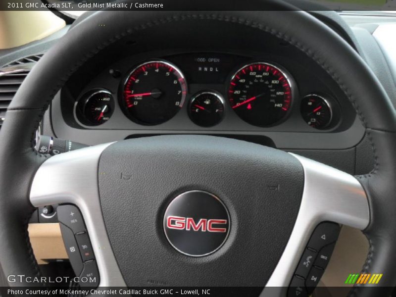 Gold Mist Metallic / Cashmere 2011 GMC Acadia SLT